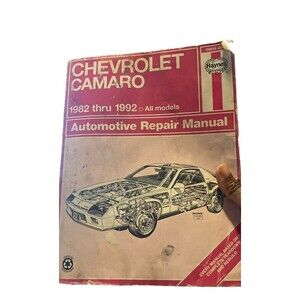 Haynes Repair Manual 866 Chevrolet Camaro 1982 thru 1992 ALL Models -  GOOD Cond